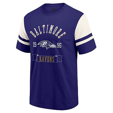 Men's Darius Rucker Collection by Fanatics Purple Baltimore Ravens Football T-Shirt