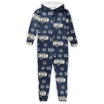 Men's Concepts Sport Navy Philadelphia Union Roadway Union Full-Zip Hoodie Suit