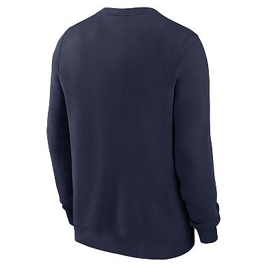 Men's Nike Navy Penn State Nittany Lions Primetime Primary Stack Pullover Sweatshirt