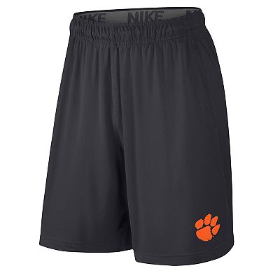 Youth Nike Anthracite Clemson Tigers Fly Performance Shorts