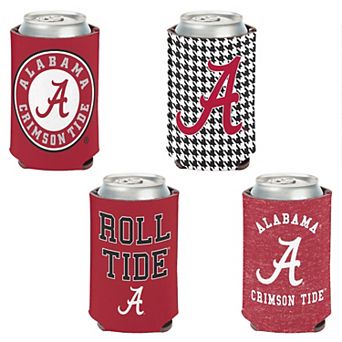 WinCraft Alabama Crimson Tide 4-Pack 12oz. Can Cooler Set