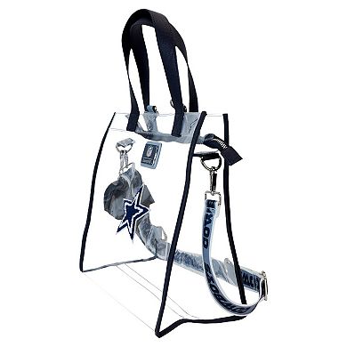 Loungefly Dallas Cowboys Clear Convertible Backpack & Tote Bag