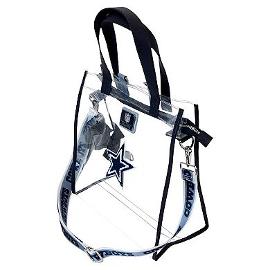 Loungefly Dallas Cowboys Clear Convertible Backpack & Tote Bag
