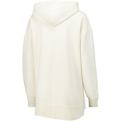 Women's Pressbox Cream Ohio State Buckeyes Marni Pullover Hoodie
