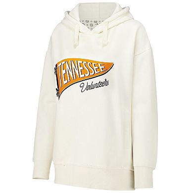 Women's Pressbox Cream Tennessee Volunteers Marni Pullover Hoodie
