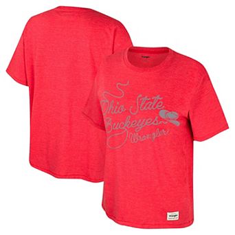 Women's Colosseum x Wrangler Scarlet Ohio State Buckeyes Lasso Oversized T-Shirt