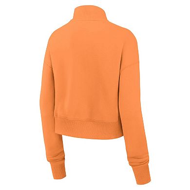 Women's Nike Orange Tampa Bay Buccaneers Rewind Phoenix Cropped Half-Zip Sweatshirt