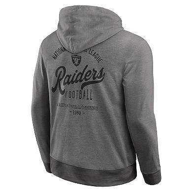 Men's Darius Rucker Collection by Fanatics Black Las Vegas Raiders Tonal Knit Pullover Hoodie