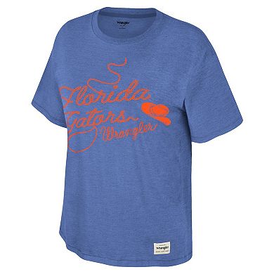 Women's Colosseum x Wrangler Royal Florida Gators Lasso Oversized T-Shirt
