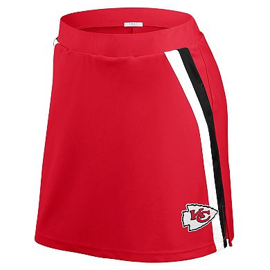 Women's WEAR by Erin Andrews Red Kansas City Chiefs Stripe Skort