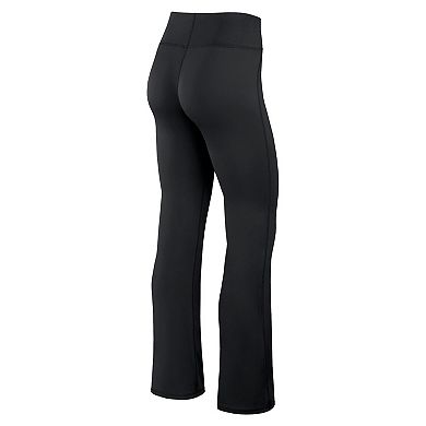 Women's Fanatics Black Wisconsin Badgers Training Camp Maxed Out Flare Leggings