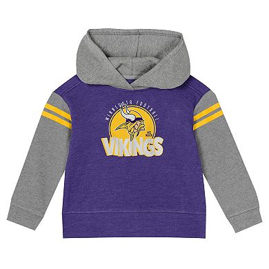 Toddler Minnesota Vikings Club House Long Sleeve Hoodie Top and Leggings Two-Piece Set