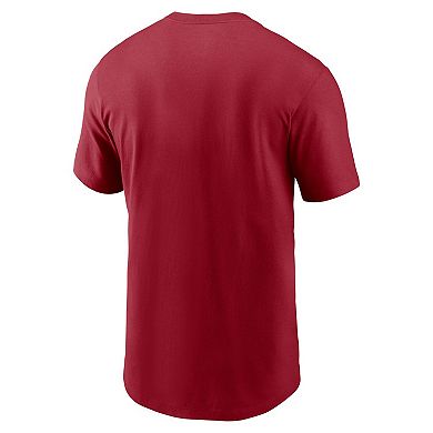 Men's Nike Cardinal Arizona Cardinals Rewind Logo Essential T-Shirt