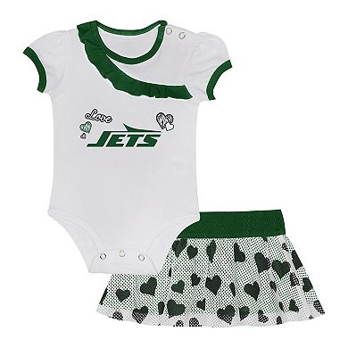 Infant New York Jets Love My Team Bodysuit & Skirt Set