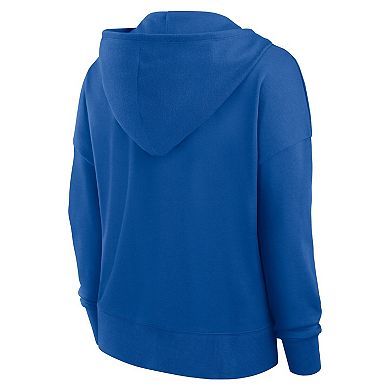 Women's Fanatics Royal Florida Gators Heritage Original Script Lace-Up Pullover Hoodie