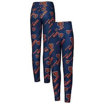 Women's Concepts Sport Navy Chicago Bears Breakthrough Allover Print Knit Leggings