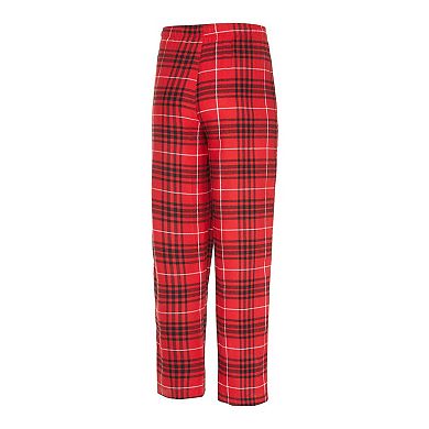 Men's Concepts Sport Scarlet/Black San Francisco 49ers Vector T-Shirt & Flannel Pants Sleep Set