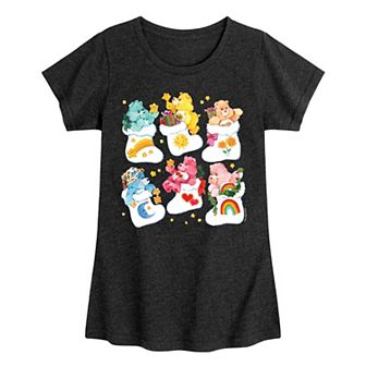 Girls 7-16 Care Bears Christmas Stockings Graphic Tee