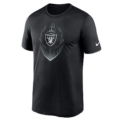 Men's Nike Black Las Vegas Raiders Big & Tall Blitz Legend Icon T-Shirt