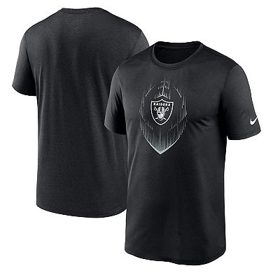 Men's Nike Black Las Vegas Raiders Big & Tall Blitz Legend Icon T-Shirt