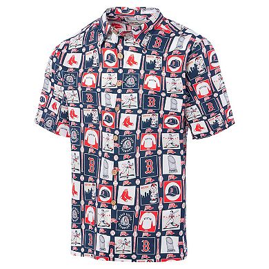 Men's Reyn Spooner Navy Boston Red Sox Champions Scenic Button-Up Shirt