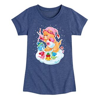 Girls 7-16 Care Bears Cousins Christmas Carols Graphic Tee