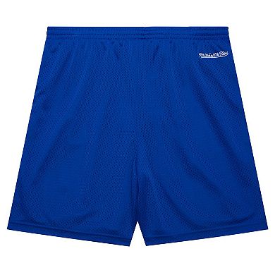 Men's Mitchell & Ness Royal Golden State Warriors Hardwood Classics Gameday Mesh Shorts