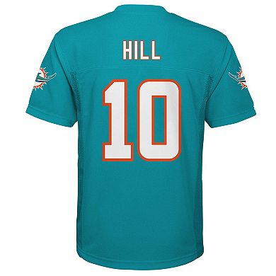 Youth Tyreek Hill Aqua Miami Dolphins Replica Player Jersey