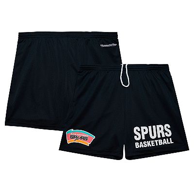 Men's Mitchell Ness Black San Antonio Spurs Hardwood Classics