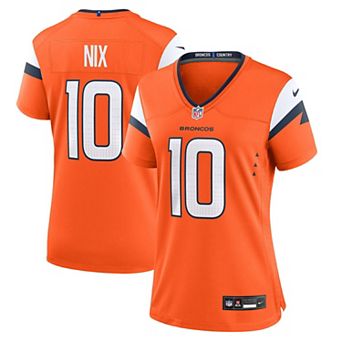 Women's Nike Bo Nix Orange Denver Broncos Game Jersey