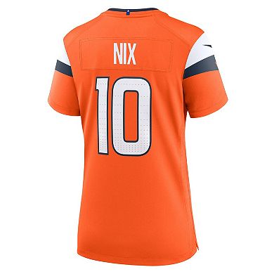 Women's Nike Bo Nix Orange Denver Broncos Game Jersey