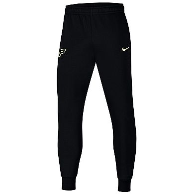 Men's Nike Black Purdue Boilermakers Club Fleece Pants
