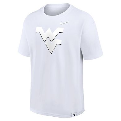 Men's Nike White West Virginia Mountaineers Statement 2-Hit Max90 T-Shirt