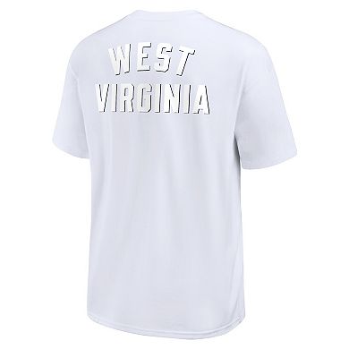 Men's Nike White West Virginia Mountaineers Statement 2-Hit Max90 T-Shirt