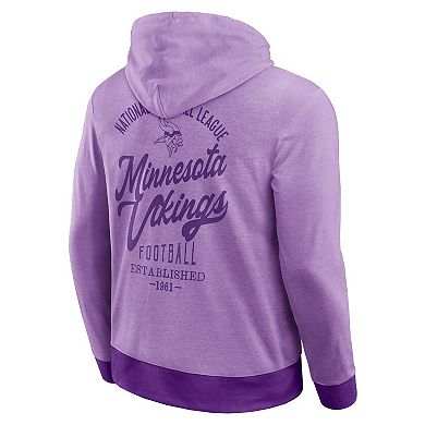 Men's Darius Rucker Collection by Fanatics Purple Minnesota Vikings Tonal Knit Pullover Hoodie