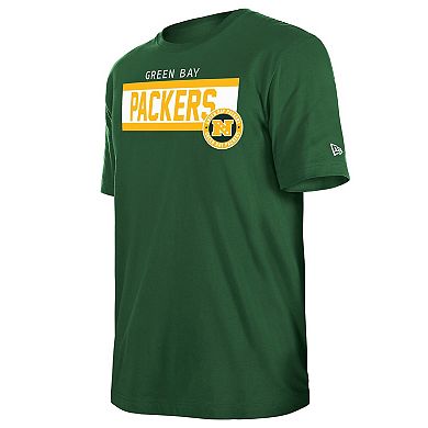 Men's New Era Green Green Bay Packers 3rd Down Domestic T-Shirt