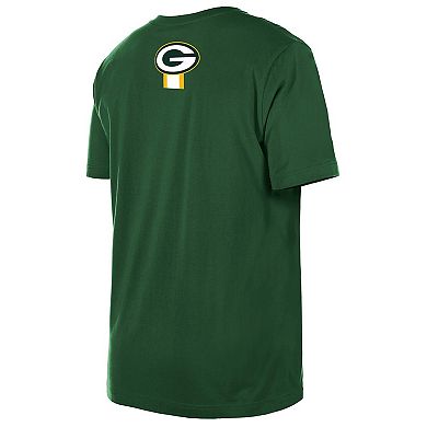 Men's New Era Green Green Bay Packers 3rd Down Domestic T-Shirt