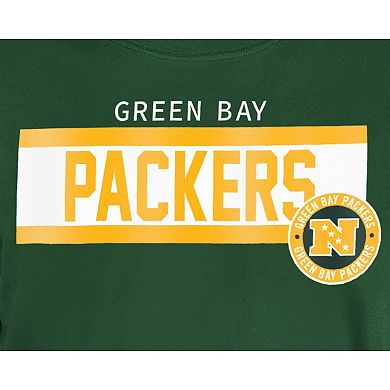 Men's New Era Green Green Bay Packers 3rd Down Domestic T-Shirt