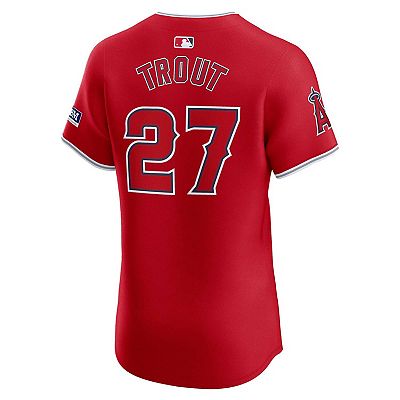 Men's Los Angeles Angels offers Mike Trout Nike White Home Player Jersey Large