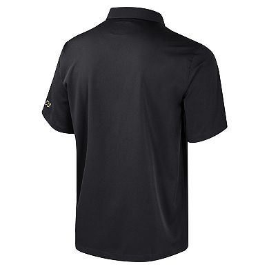 Men's Colosseum Black Colorado Buffaloes Strike Bowling Button-Up Shirt