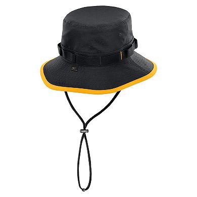 Men's Nike Black Iowa Hawkeyes 2024/25 On-Field Apex Performance Boonie Bucket Hat
