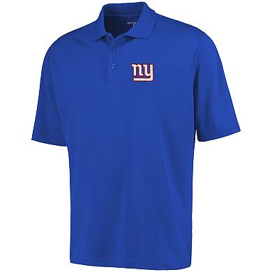 Antigua New York Giants Pique Xtra-Lite Polo - Royal