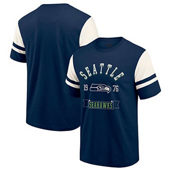 Men's Darius Rucker Collection by Fanatics College Navy Seattle Seahawks Football T-Shirt