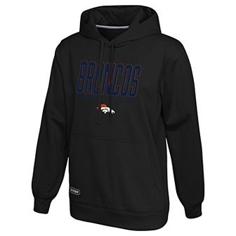Youth Black Denver Broncos Combine Authentic Pullover Hoodie