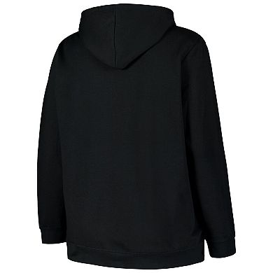 Women's Profile Black Cincinnati Bengals Plus Size Kennedy Pullover Hoodie
