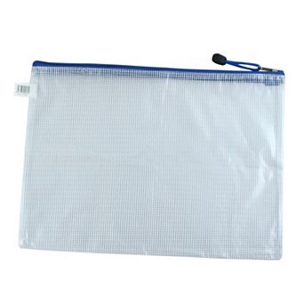 Waterproof Net Pattern File Folder Document Bag With Zipper
