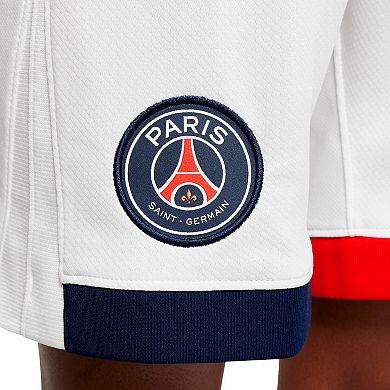 Youth Nike White Paris Saint-Germain 2024/25 Away Stadium Shorts