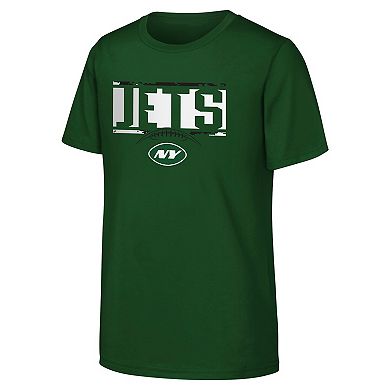 Youth Outerstuff Green New York Jets The Blitz Cotton T-Shirt
