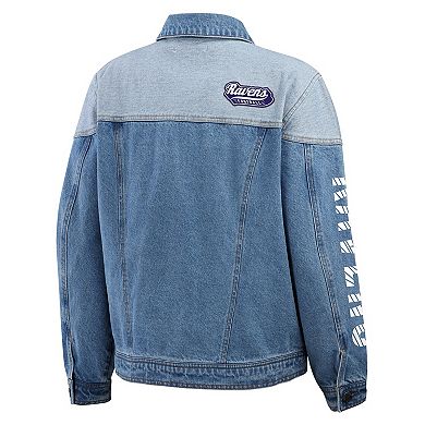 Women's WEAR by Erin Andrews Baltimore Ravens Full-Button Denim Jacket