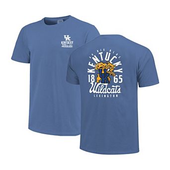 Men's Royal Kentucky Wildcats Comfort Colors Mascot Overlay T-Shirt